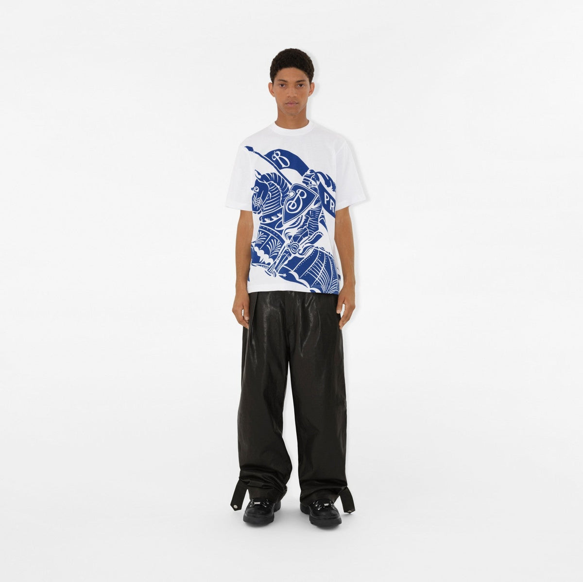 Blue Knight Print T Shirt