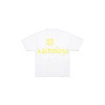 Yellow Letter Print T Shirt