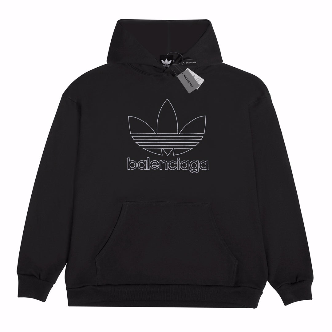 Hollow PrintingPrint Hoodie
