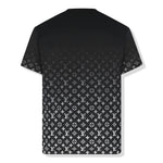 MONOGRAM GRADIENT BLACK WHITE T SHIRT