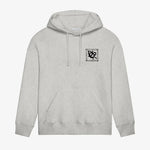 Square Blue Print Hoodie