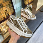 Classic retro preppy board shoes-002