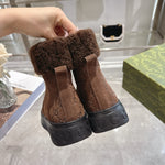 Classic retro preppy board shoes-1002