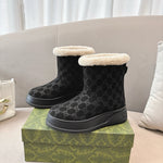 Classic retro preppy board shoes-1002