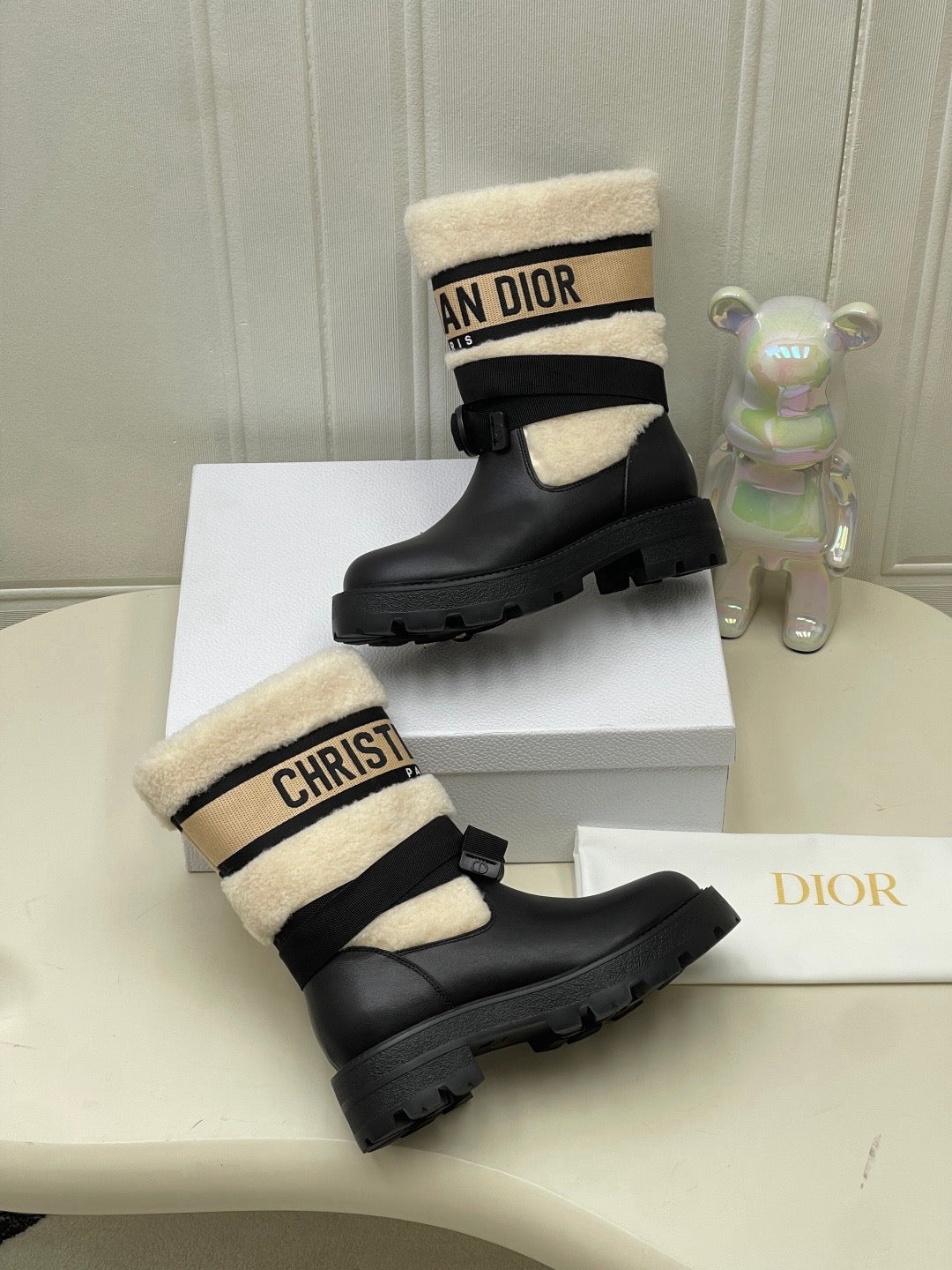 Classic retro preppy board shoes-1003