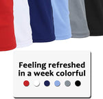 5-Pack Men's Short Sleeve Polo Shirts – Moisture-Wicking, Stretch Knit, Tagless, Regular Fit for All-Day Comfort