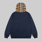 Check Zipper Hoodie