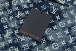 Presbyopic Print Denim Shirt
