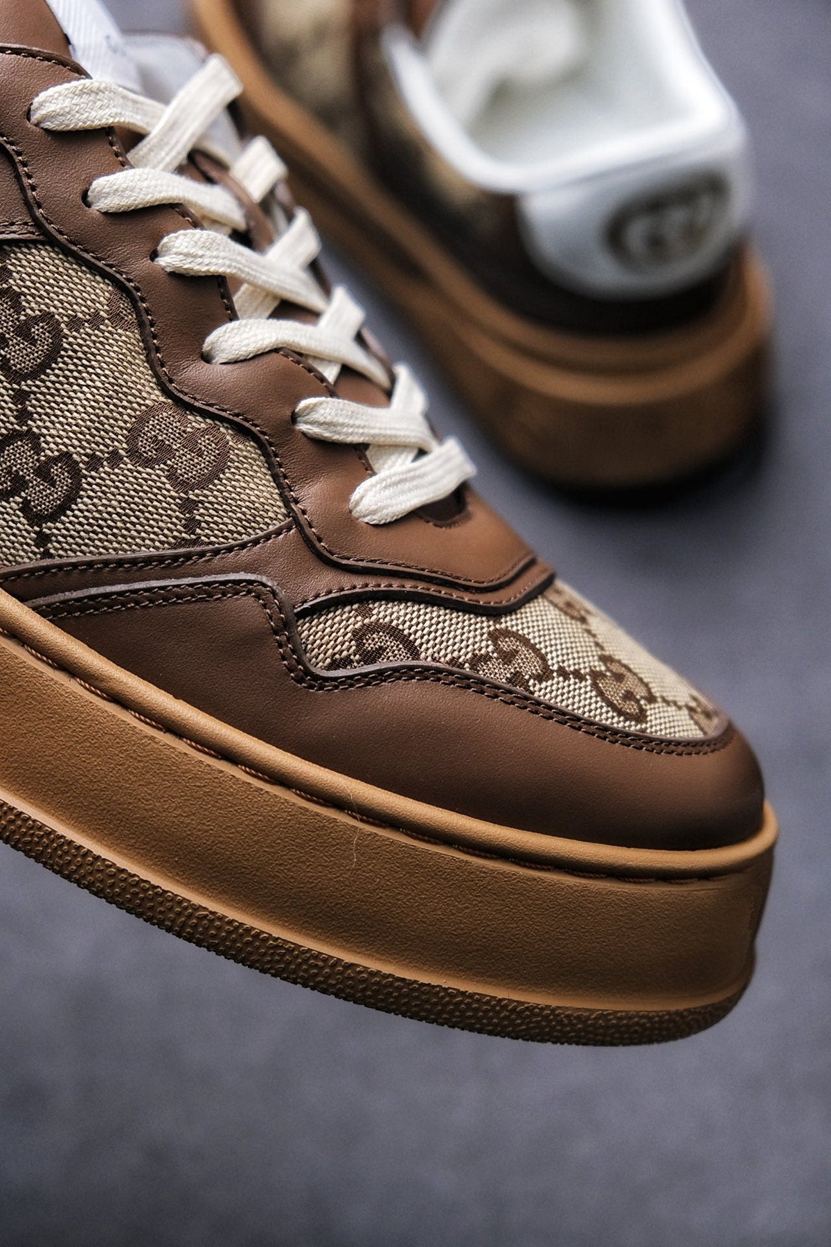 Classic retro preppy board shoes
