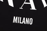 Print Collar T Shirt