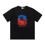Red blue cool Print T Shirt