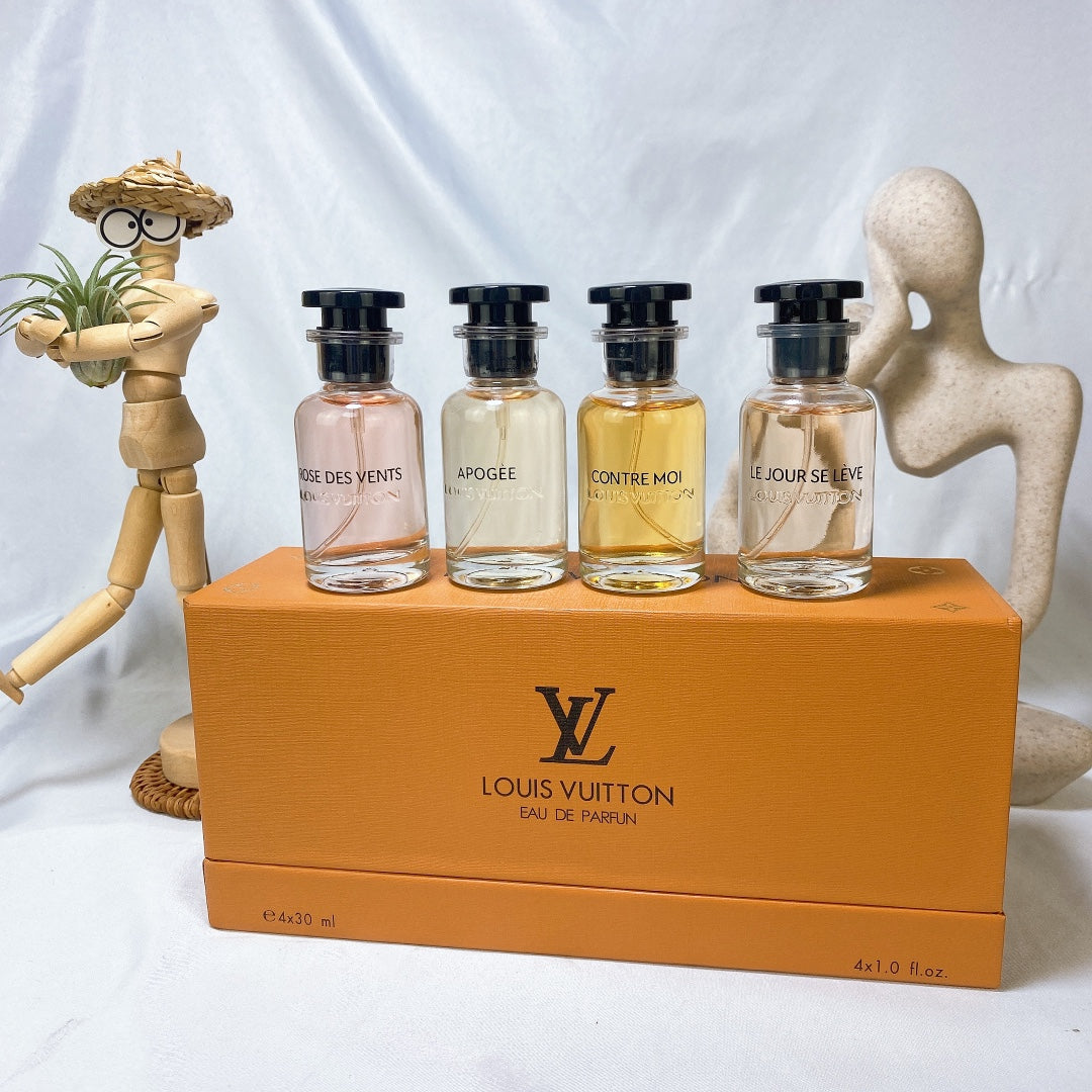 Perfume sample 30ml four-piece set, 4*30ml, with spray head