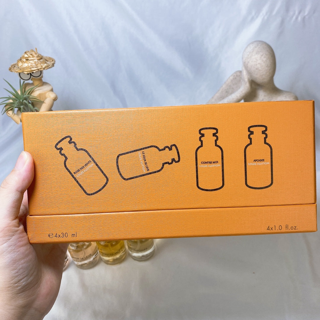 Perfume sample 30ml four-piece set, 4*30ml, with spray head