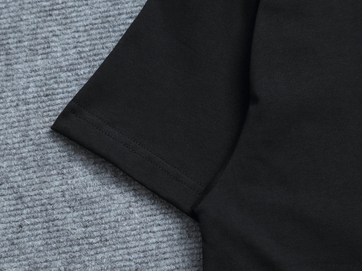 Alphabet Graffiti Splash Ink T shirt-2006