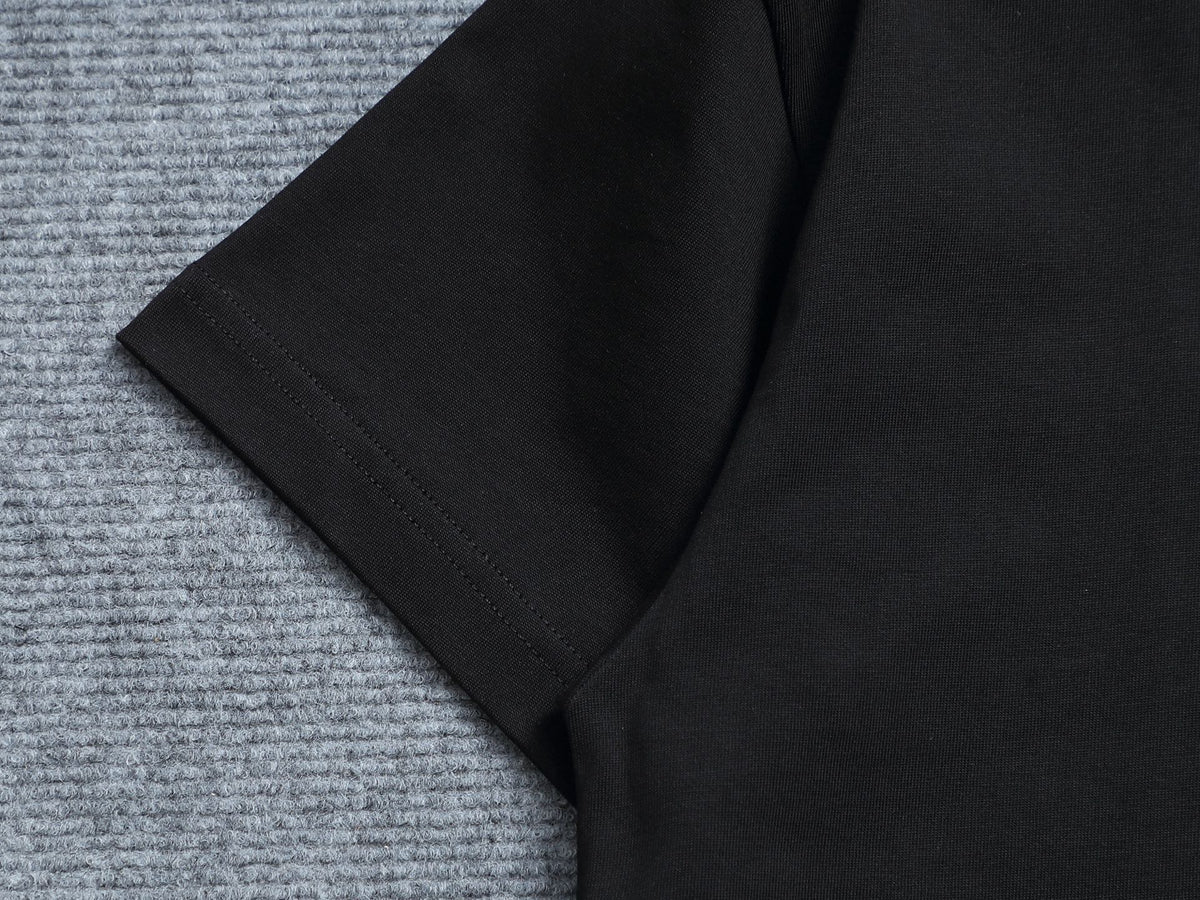 Alphabet Graffiti Splash Ink T shirt-2008