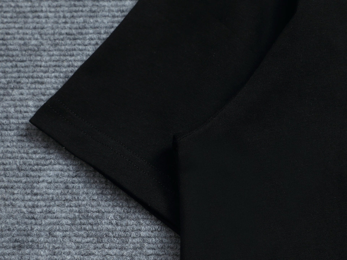 Alphabet Graffiti Splash Ink T shirt-2027