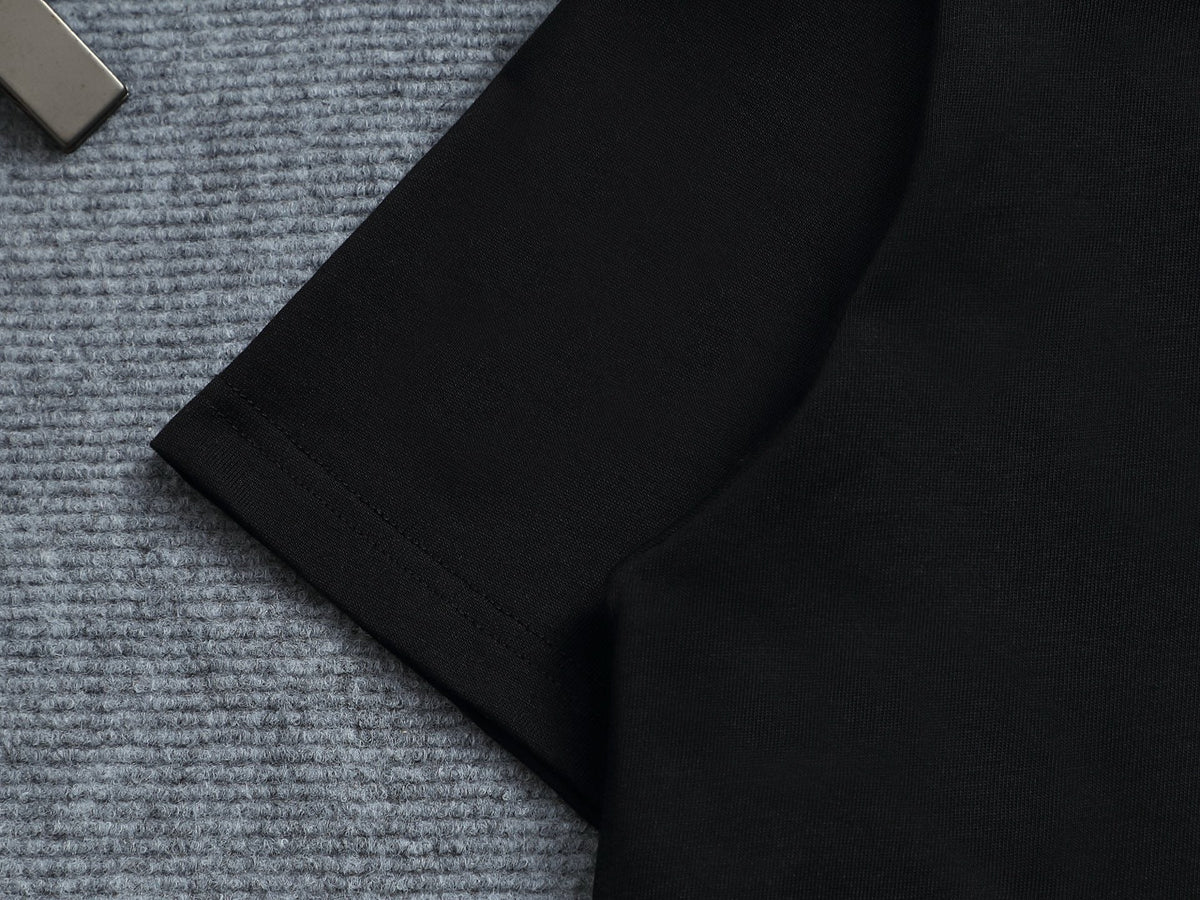 Alphabet Graffiti Splash Ink T shirt-2030