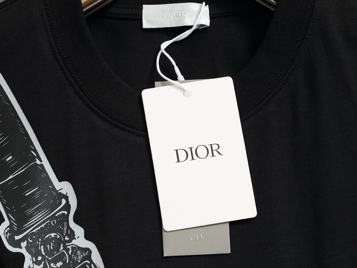 Alphabet Graffiti Splash Ink T shirt-2034