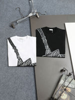 Alphabet Graffiti Splash Ink T shirt-2034