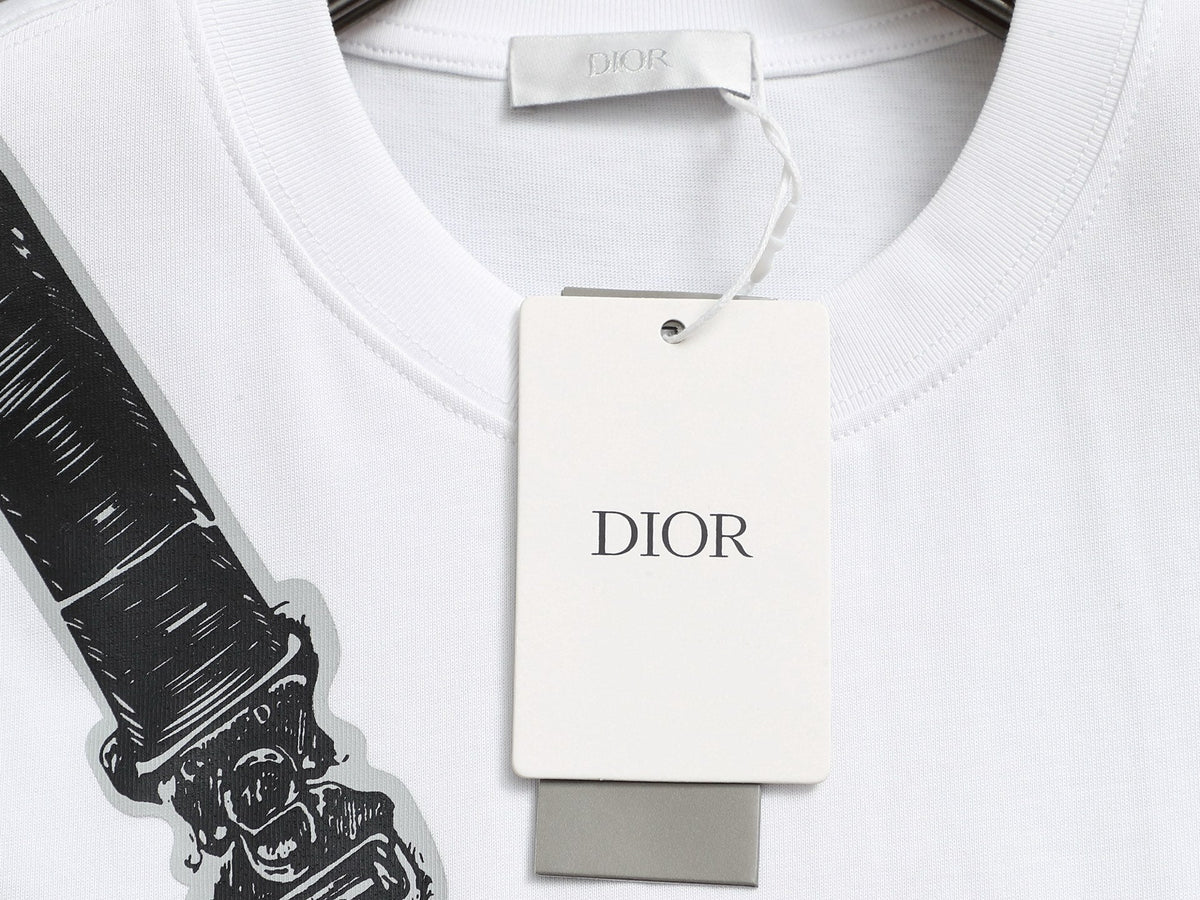 Alphabet Graffiti Splash Ink T shirt-2034