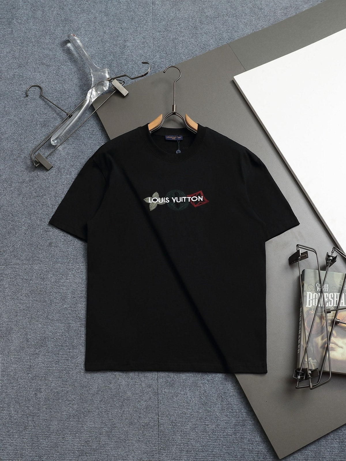 Alphabet Graffiti Splash Ink T shirt-2038
