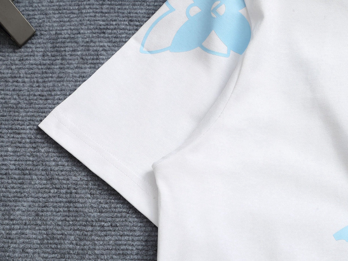 Alphabet Graffiti Splash Ink T shirt-2039