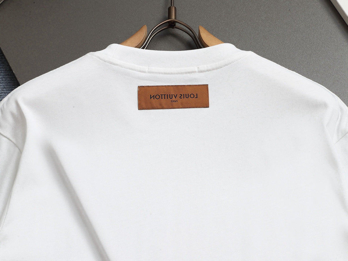 Alphabet Graffiti Splash Ink T shirt-2045