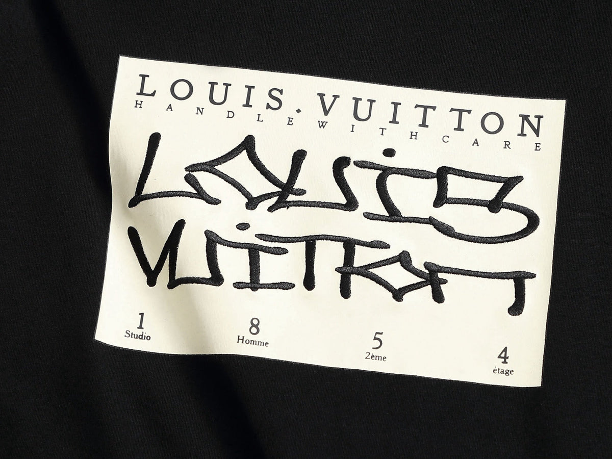 Alphabet Graffiti Splash Ink T shirt-2046