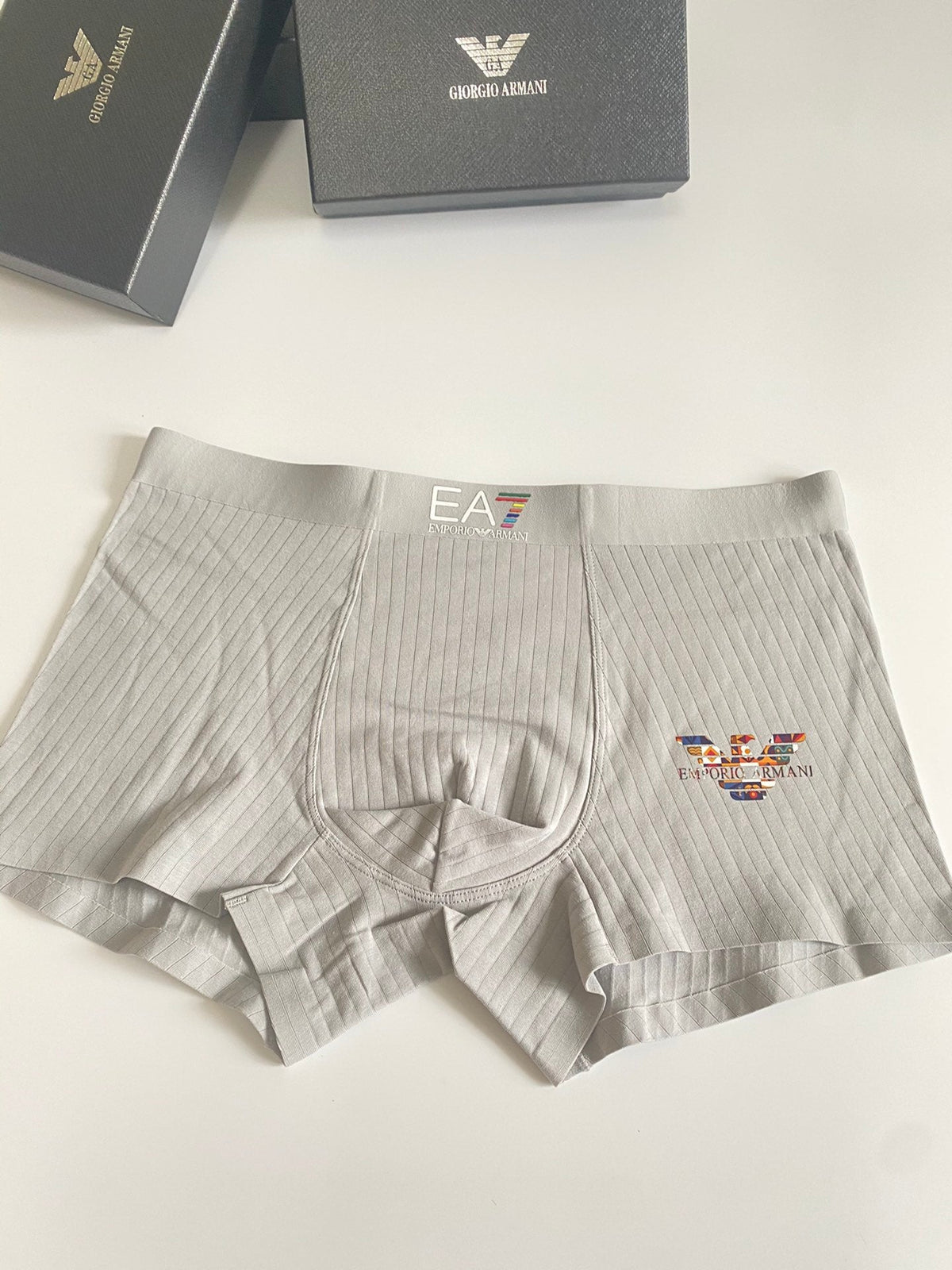 Men's Premium Cotton Boxer Briefs (3-Pack)-12