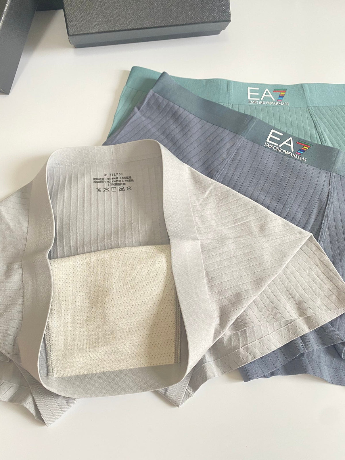 Men's Premium Cotton Boxer Briefs (3-Pack)-12