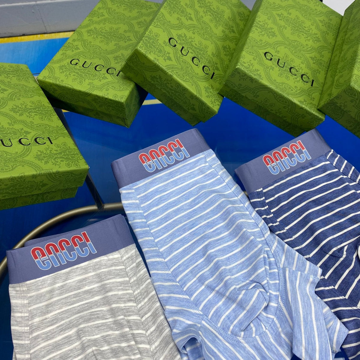 Men's Premium Cotton Boxer Briefs (3-Pack)-32