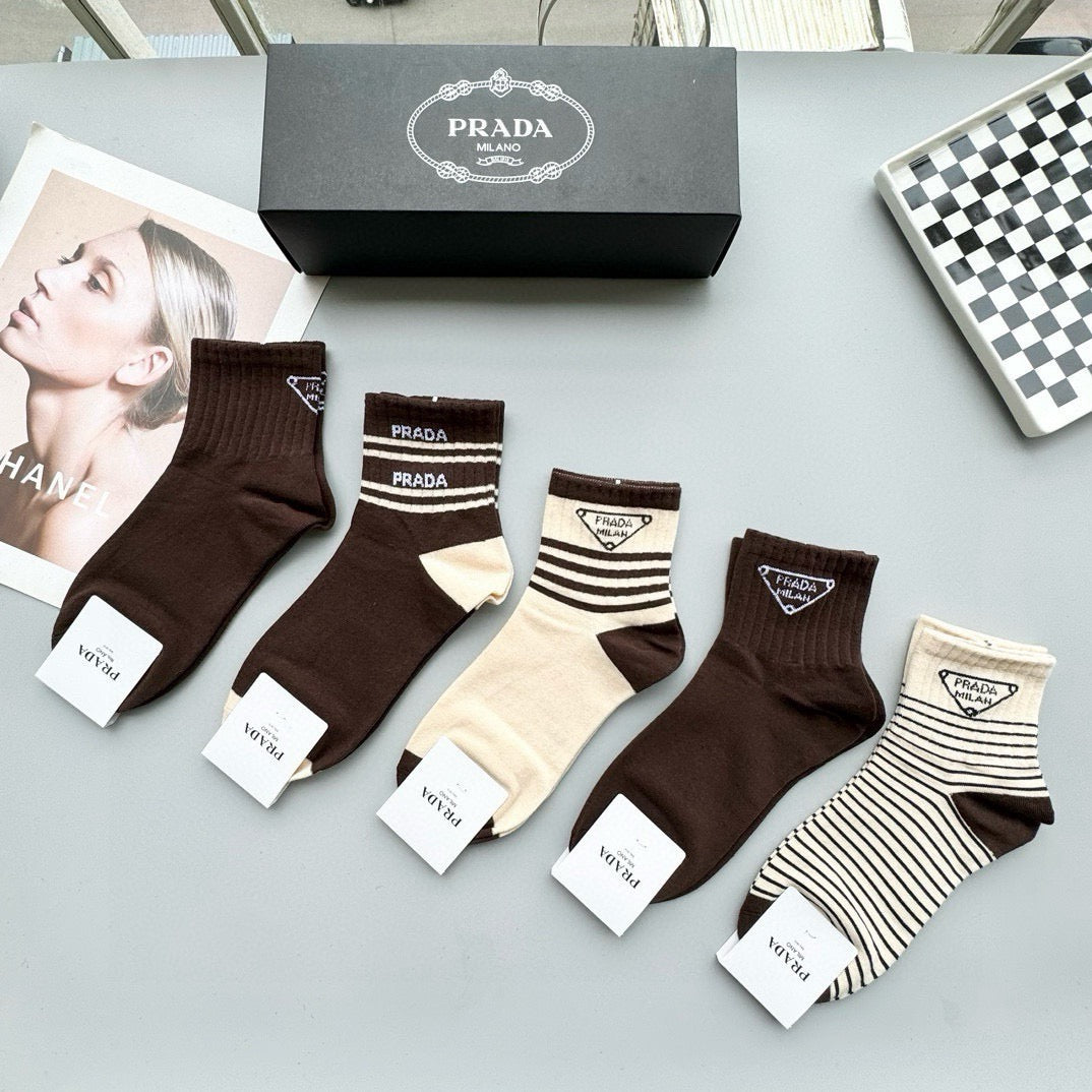 5-Pair Comfort Socks Set (1 BOX)-5