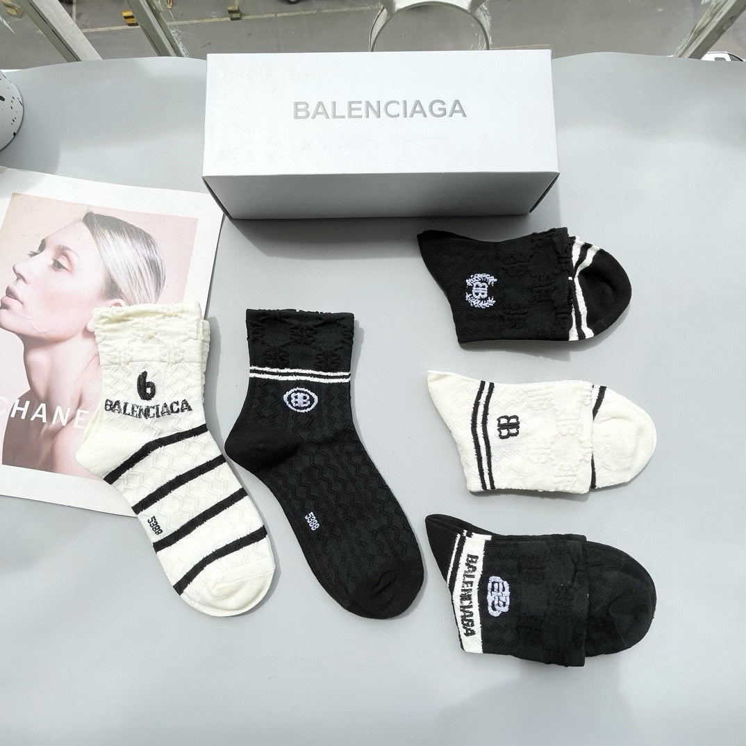 5-Pair Comfort Socks Set (1 BOX)-19
