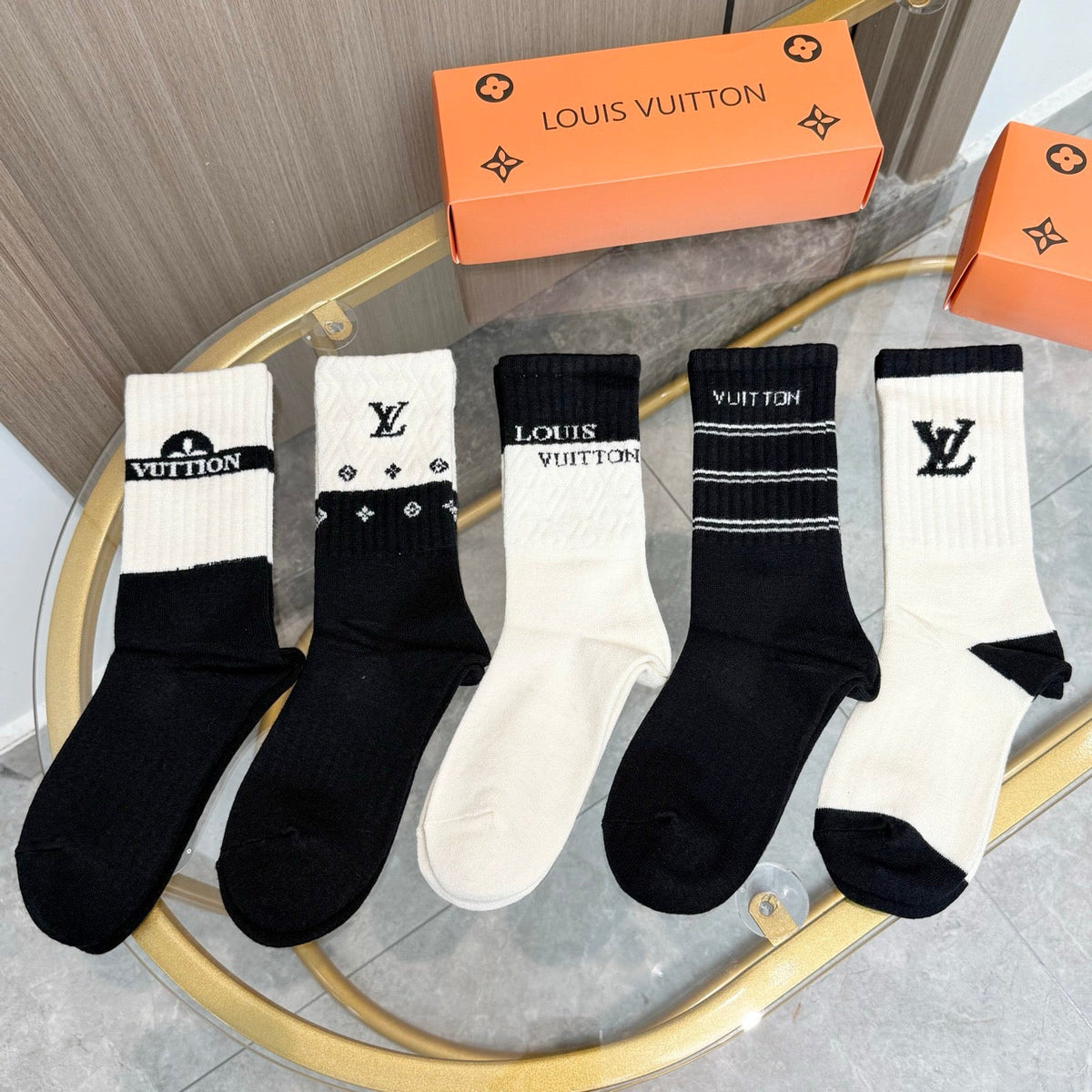 5-Pair Comfort Socks Set (1 BOX)-21
