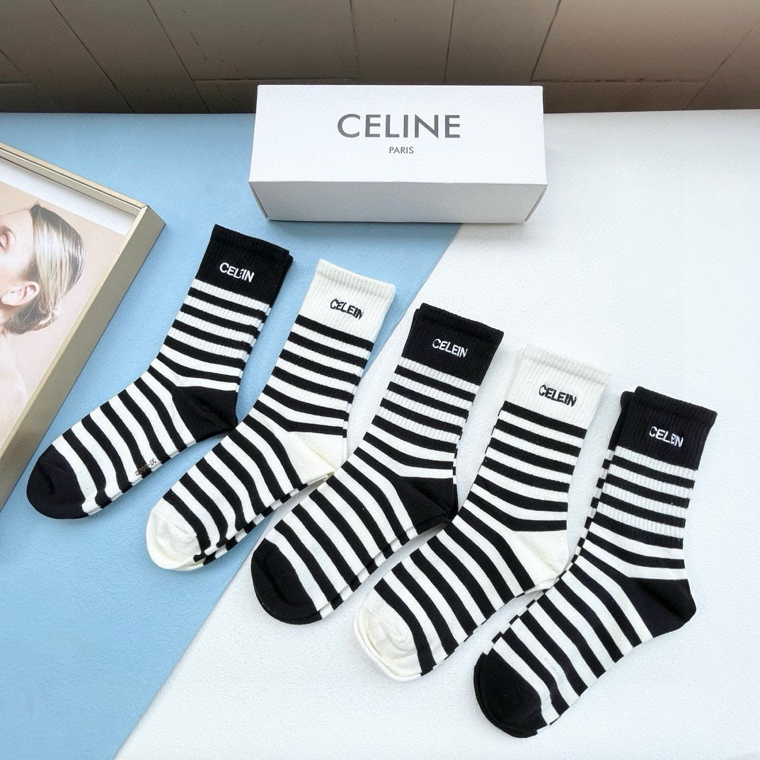 5-Pair Comfort Socks Set (1 BOX)-29