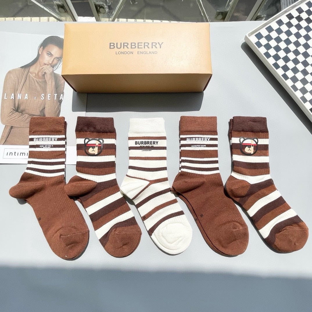 5-Pair Comfort Socks Set (1 BOX)-30
