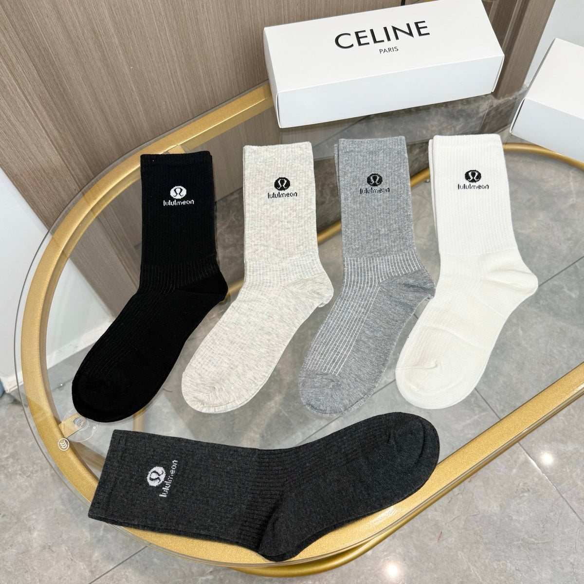 5-Pair Comfort Socks Set (1 BOX)-35