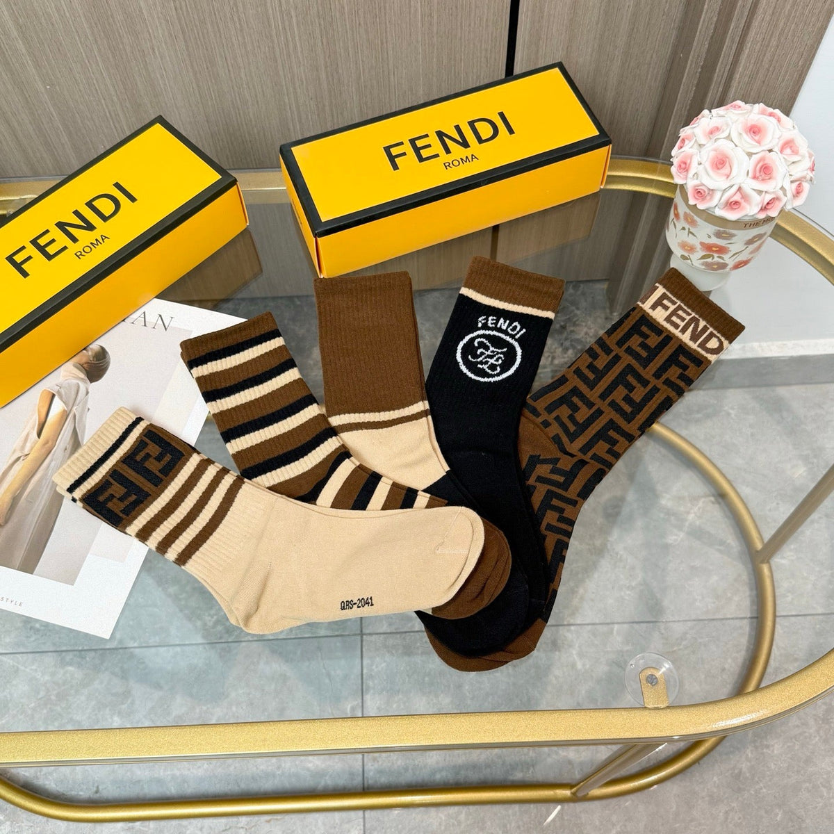 5-Pair Comfort Socks Set (1 BOX)-38