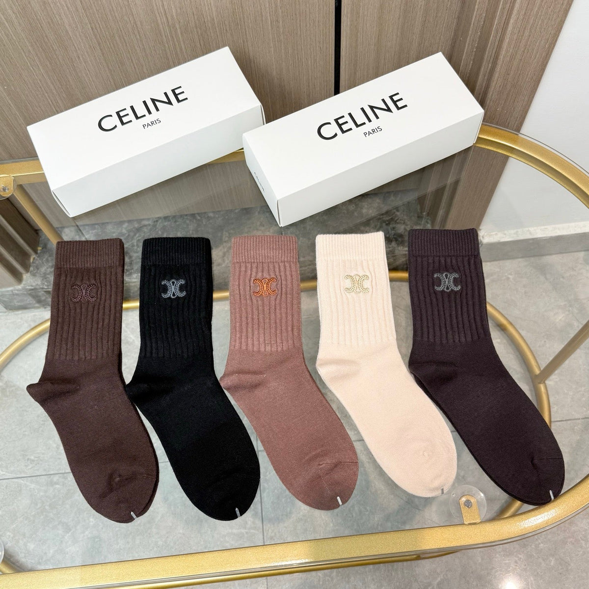 5-Pair Comfort Socks Set (1 BOX)-40