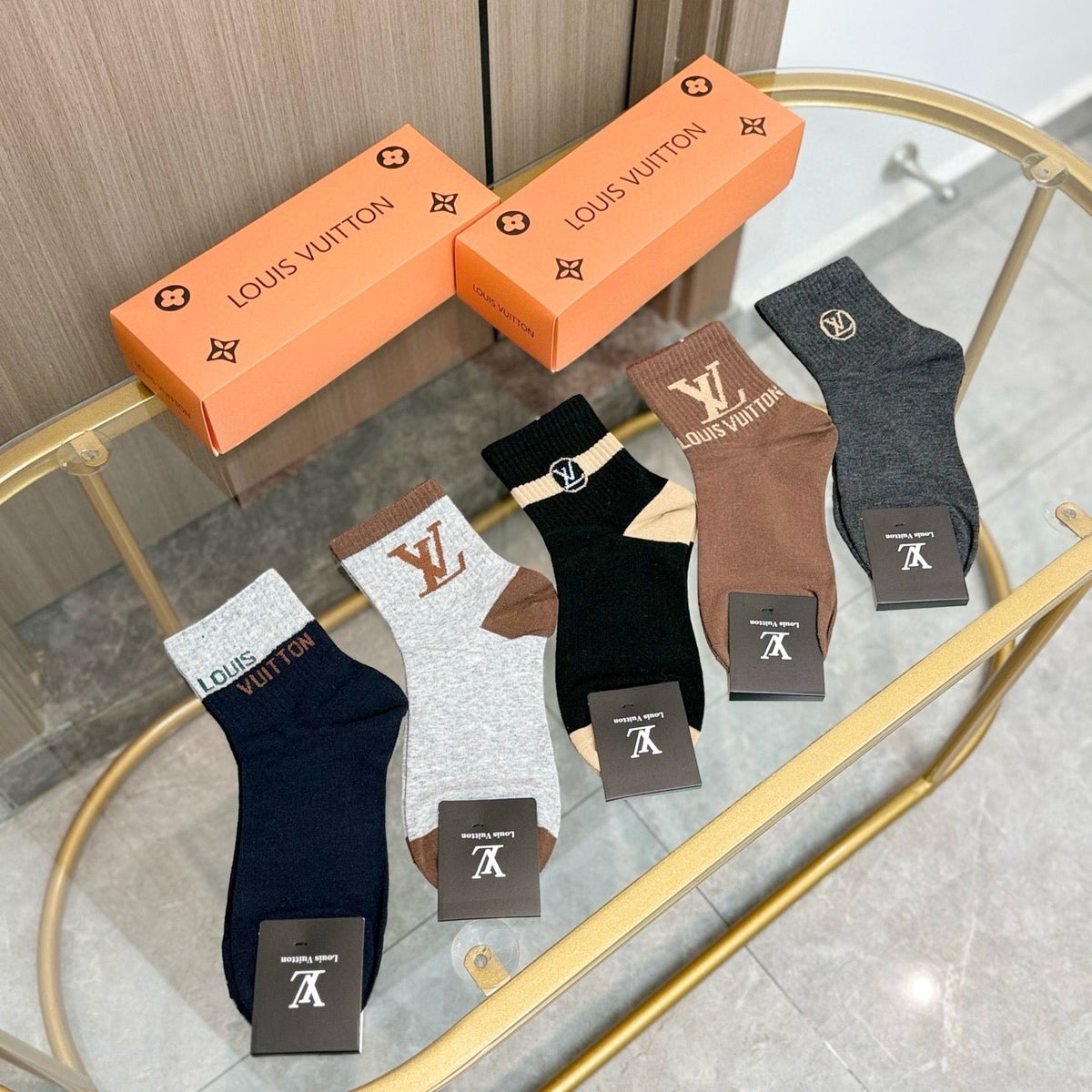 5-Pair Comfort Socks Set (1 BOX)-44