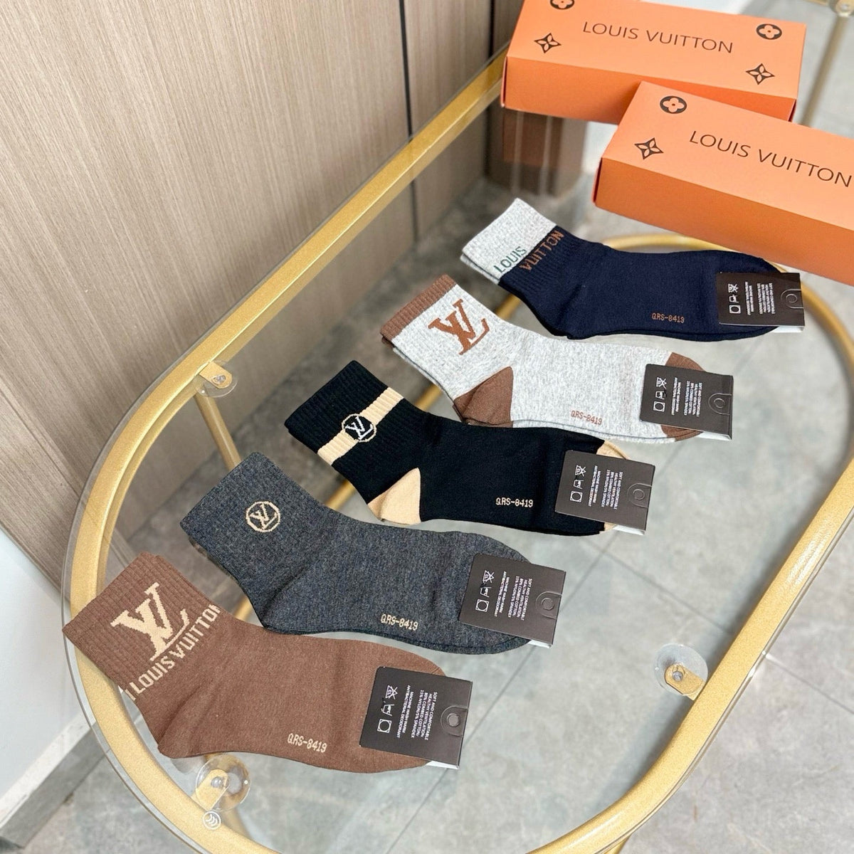 5-Pair Comfort Socks Set (1 BOX)-44