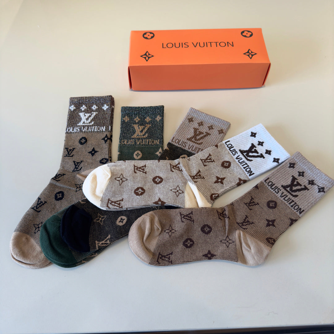 5-Pair Comfort Socks Set (1 BOX)-61