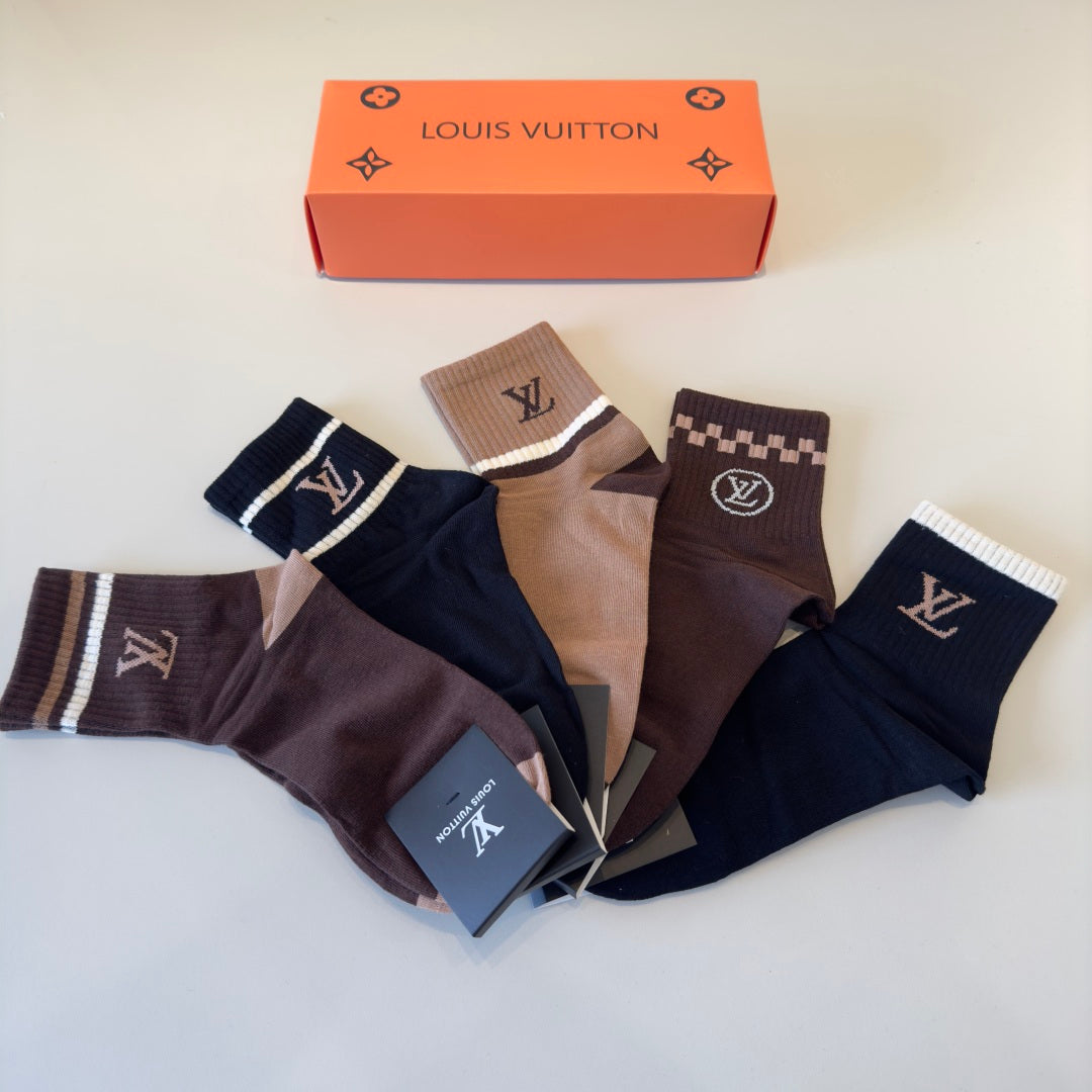 5-Pair Comfort Socks Set (1 BOX)-62