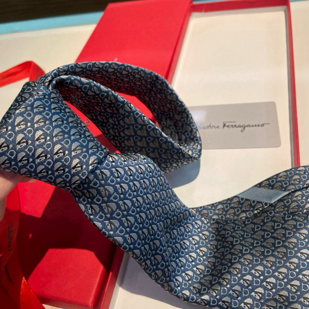 Handcrafted Jacquard Tie-17