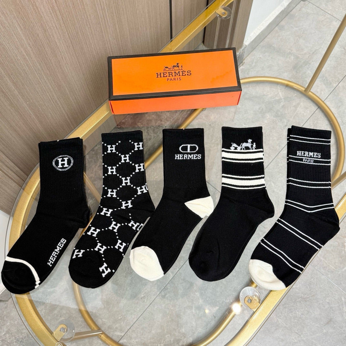 5-Pair Comfort Socks Set (1 BOX)-5