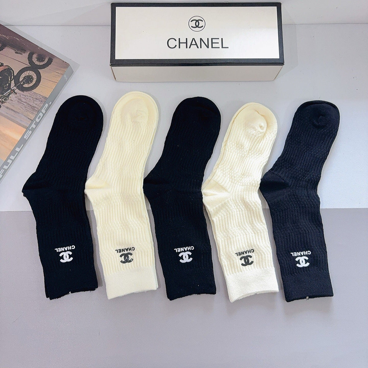 5-Pair Comfort Socks Set (1 BOX)-14