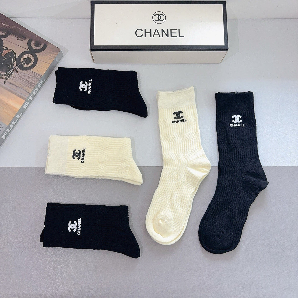5-Pair Comfort Socks Set (1 BOX)-14
