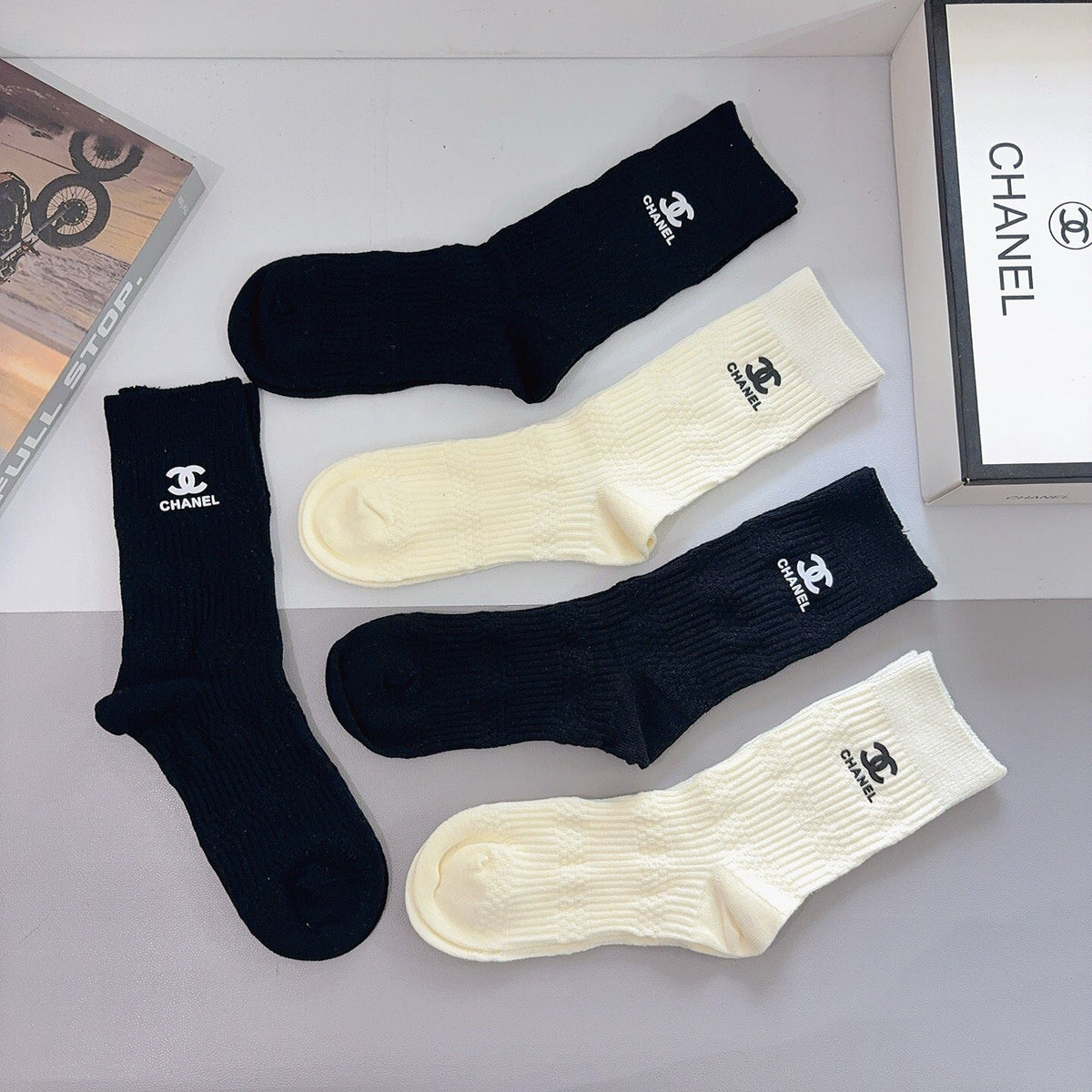 5-Pair Comfort Socks Set (1 BOX)-14