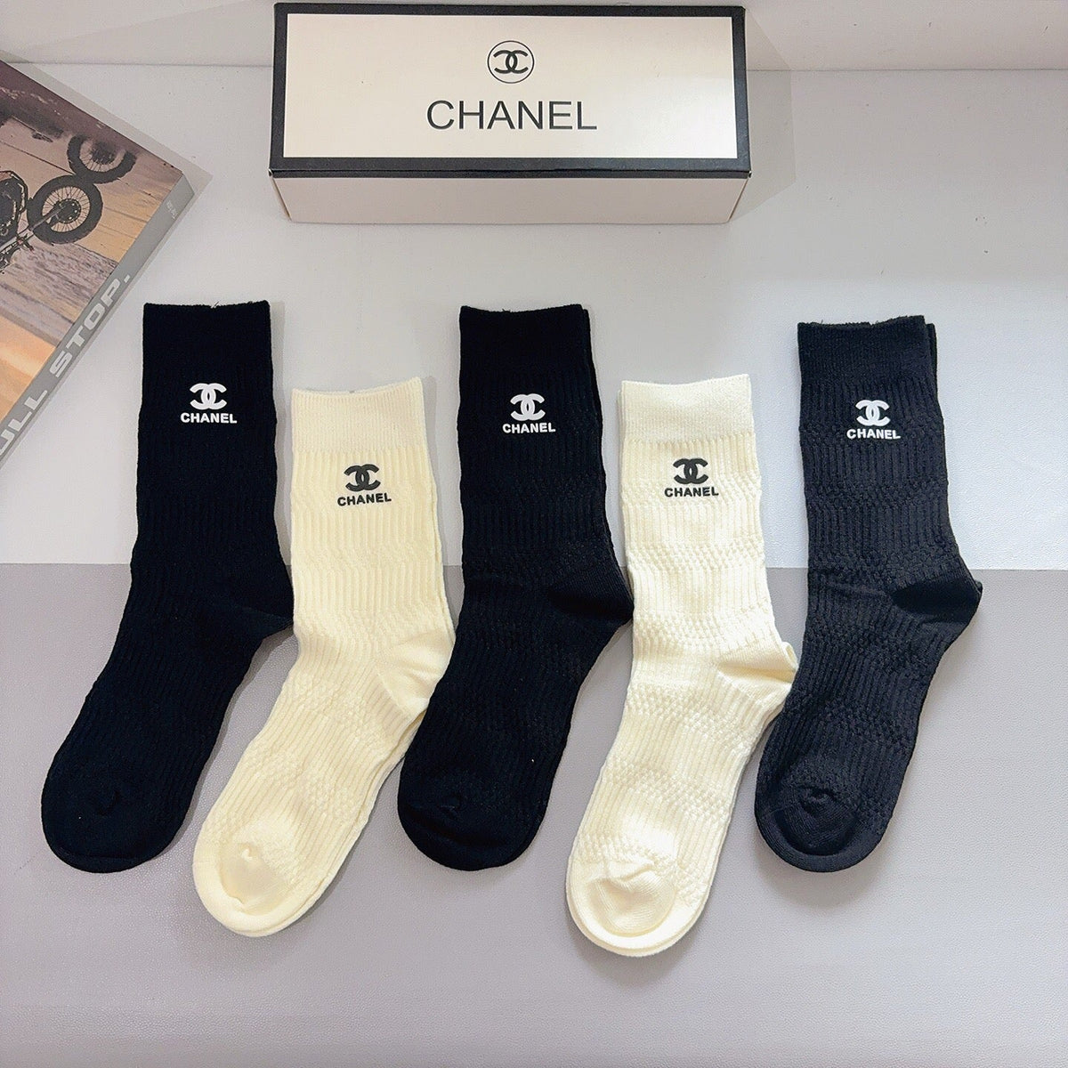 5-Pair Comfort Socks Set (1 BOX)-14