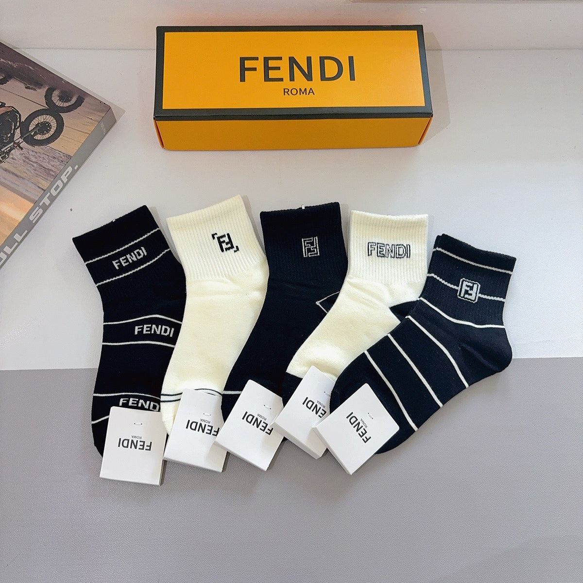 5-Pair Comfort Socks Set (1 BOX)-19